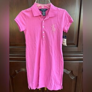 Ralph Lauren pink t-shirt dress size M(8-10)